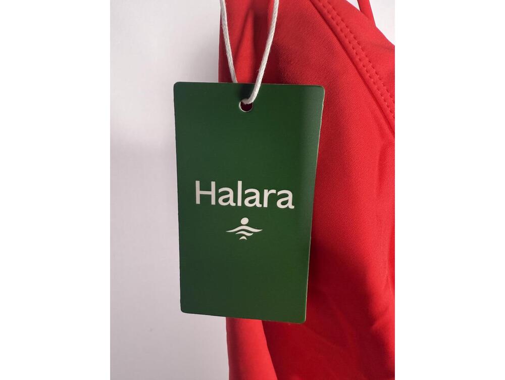NWT Halara SoftlyZero Airy Crossover Ruched Lace Up Bodycon Dress Mars Red Small - Picture 5 of 9